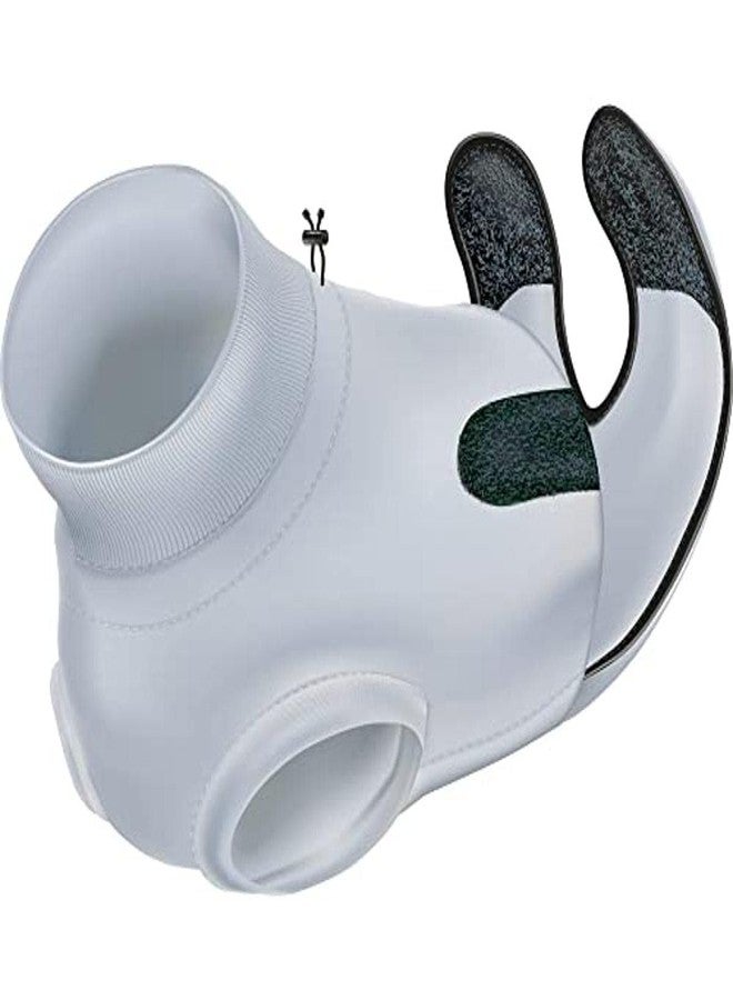 بدلة تريكسي الواقية للجسم للقطط، بدلة تعافي لمنع اللعق، مقاس مريح، مناسبة لصندوق الرمل، قابلة للتعديل، تصميم معتمد من الأطباء البيطريين، مقاس متوسط: 36-42 سم، رمادي